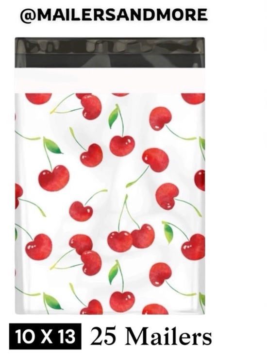 Mailers And More Other - 25 10X13 Poly Mailers, Cherry Shipping Envelopes PRICE IS FIRM